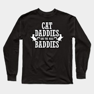 Cat Daddy Kitten Lover Funny Friendship Father Pet Owner Long Sleeve T-Shirt